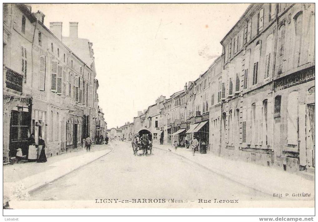 LIGNY EN  BARROIS  RUE LEROUX - Ligny En Barrois