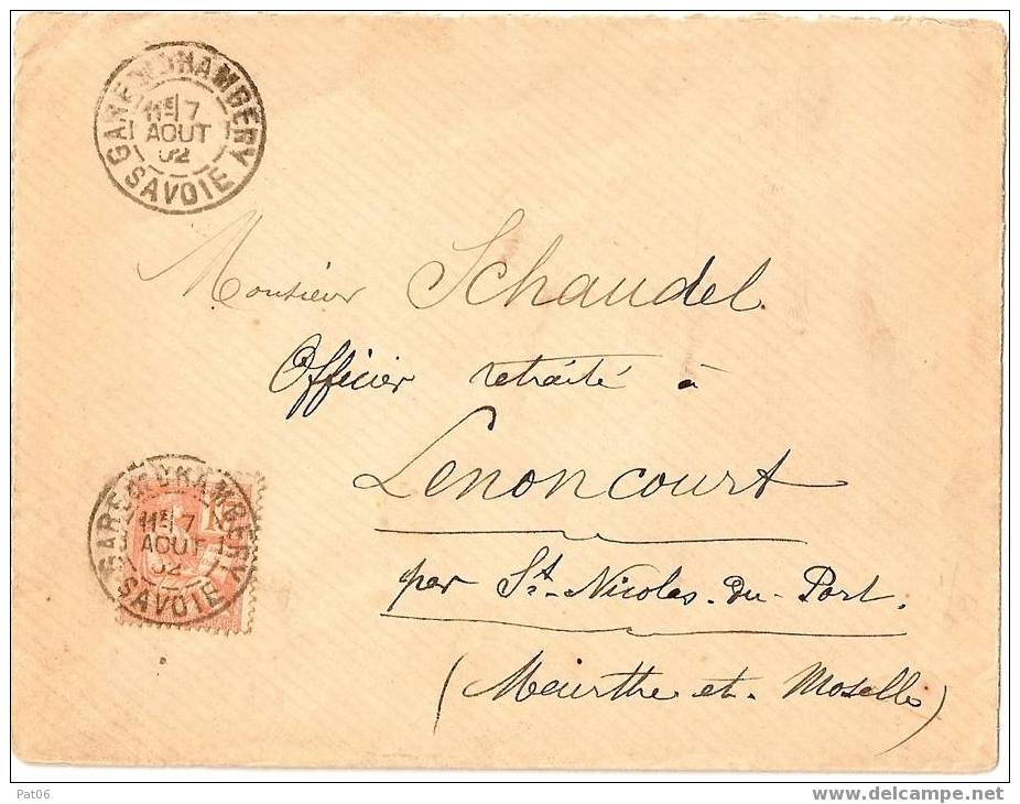 SAVOIE CHAMBERY (73) - Cartas & Documentos