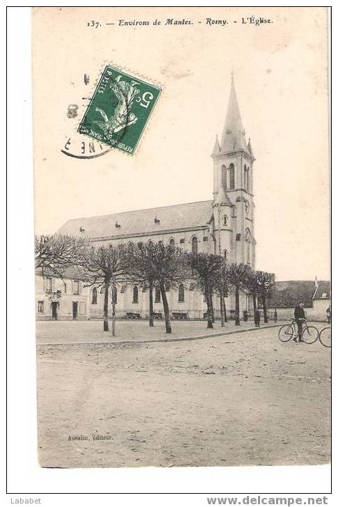 ROSNY   EGLISE - Rosny Sur Seine