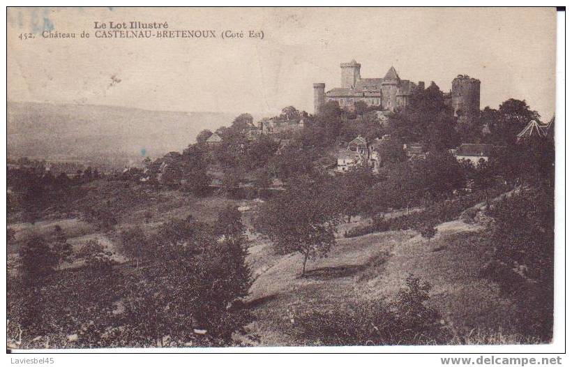 CHATEAU DE CASLENAU.BRETENOUX . N° 452 . COTE EST - Bretenoux