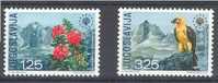 Joegoslavie Yougoslavie Yvertnr. 1291-92 *** MNH Cote 17,5 Euro Faune Et Flore - Ungebraucht