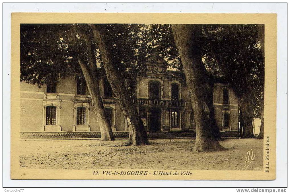 K5 - VIC-le-BIGORRE - L'Hôtel De Ville - Vic Sur Bigorre