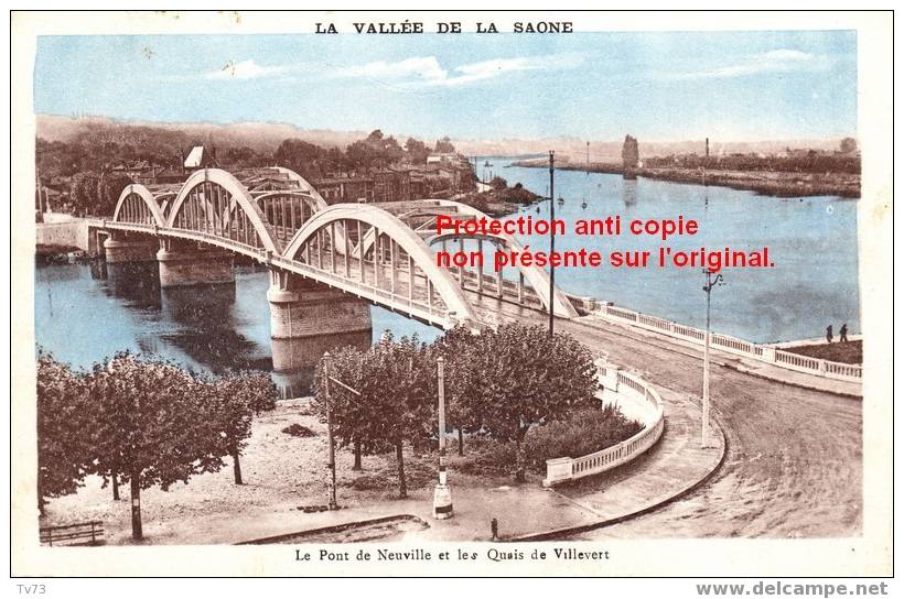 Cpb 430 - Le Pont De NEUVILLE Et Les Quais De Villevert (69 - Rhone) - Neuville Sur Saone