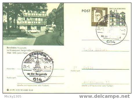 Germany - Ganzsache Gestempelt / Postcard Used (G163) - Illustrated Postcards - Used