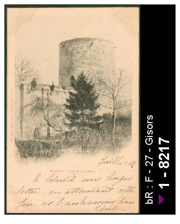 27 Gisors - GISORS - Tour Du Prisonnier - Chateau, Carte Nuage - Chateau Tour Du Prisonnier C /  D27D  K27284K  C27284C - Gisors