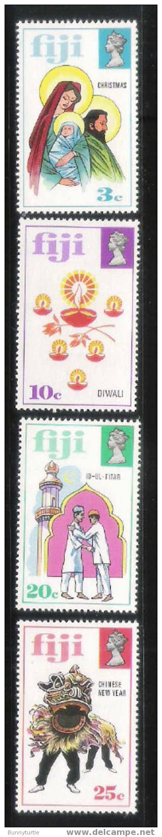 Fiji 1973 Festivals Celebrated By Various Racial Groups MNH - Fiji (1970-...)