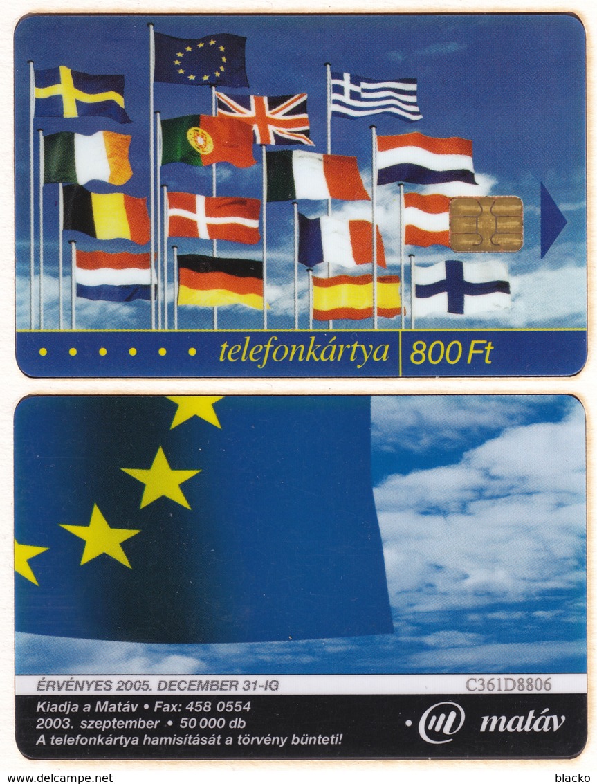 Puzzle - Hungary - Flag Of European Unio 2&euro; Coin, Beethoven, Flags Xy022 - Rompecabezas