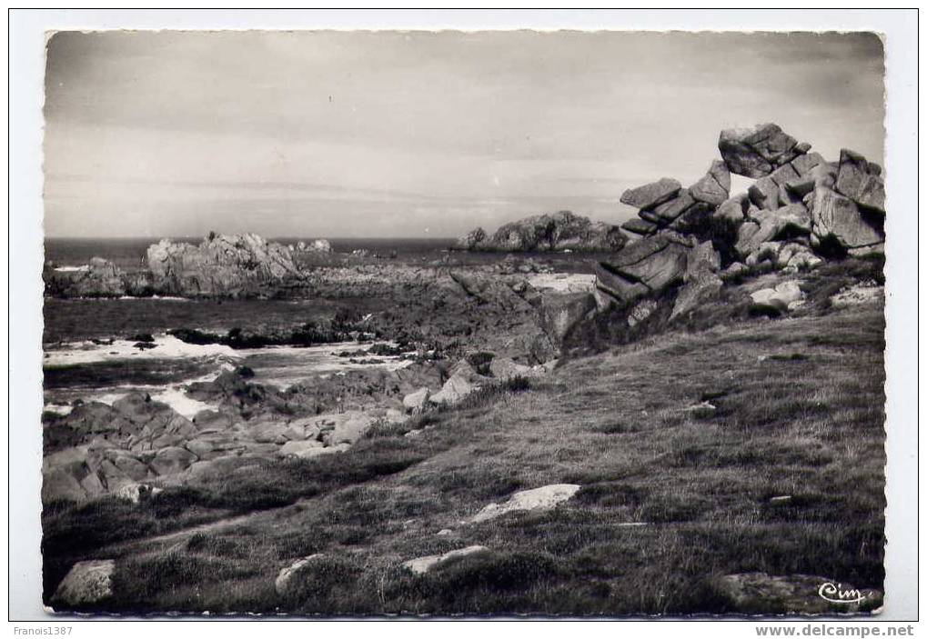 Réf 138 - PLOUGASNOU Le DIBEN - Les Rochers (BELLE CARTE Semi-moderne Grand Format De 1956) - Plougasnou