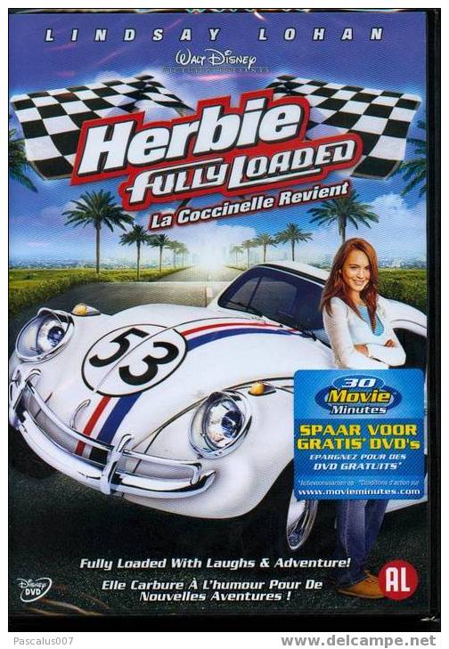 DVD Walt Disney - La Coccinelle Revient - Herbie Fully Loaded - Comédie