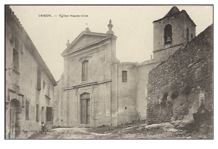 84 - VAISON-la-ROMAINE - Eglise Haute Ville - Vaison La Romaine