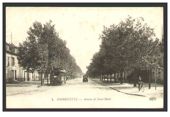 --- 93  - PIERREFITTE - AVENUE DE SAINT DENIS , LE TRAMWAY --- - Pierrefitte Sur Seine