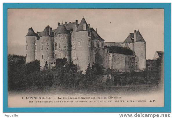 37 CP Luynes - Le Château Ouest - Luynes