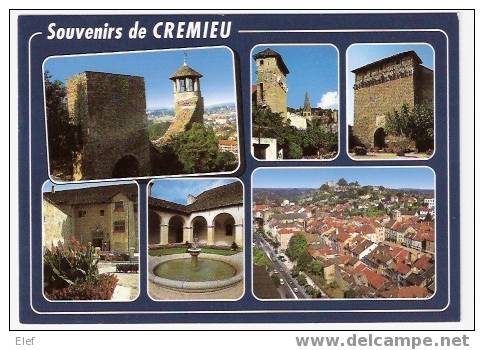 CREMIEU  (Isère , 38 ) Cité Médiévale , Vues Diverses  ;  TB - Crémieu