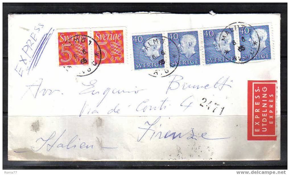 SPE1064 - SVEZIA , 3 Lettere Per Firenze - Lettres & Documents