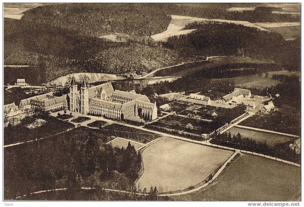 Maredsous Abbaye Vue Prise En Avion - Anhée