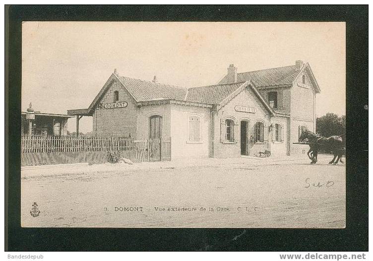 Domont ( Val D'Oise 95) - Vue Extérieure De La Gare ( C.L.C 3) - Domont