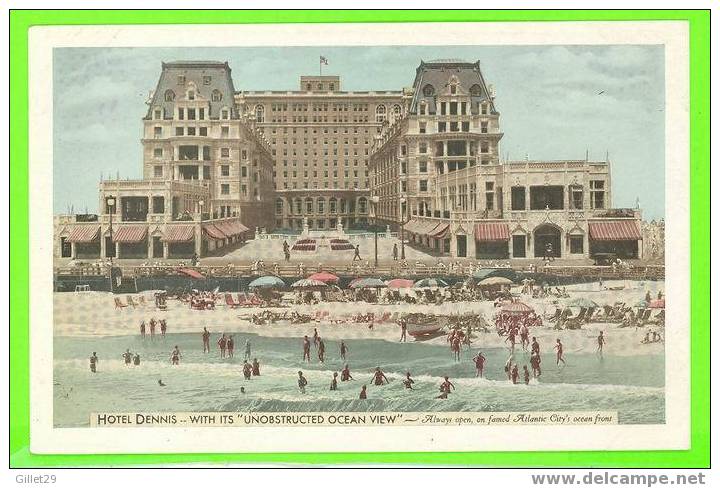 ATLANTIC CITY, NJ - HOTEL DENNIS - ANIMATED - LUMITONE PHOTOPRINT - - Atlantic City