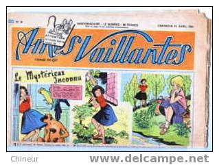 AMES VAILLANTES HEBDOMADAIRE  N°16 DU 15 AVRIL 1956 - Sonstige & Ohne Zuordnung