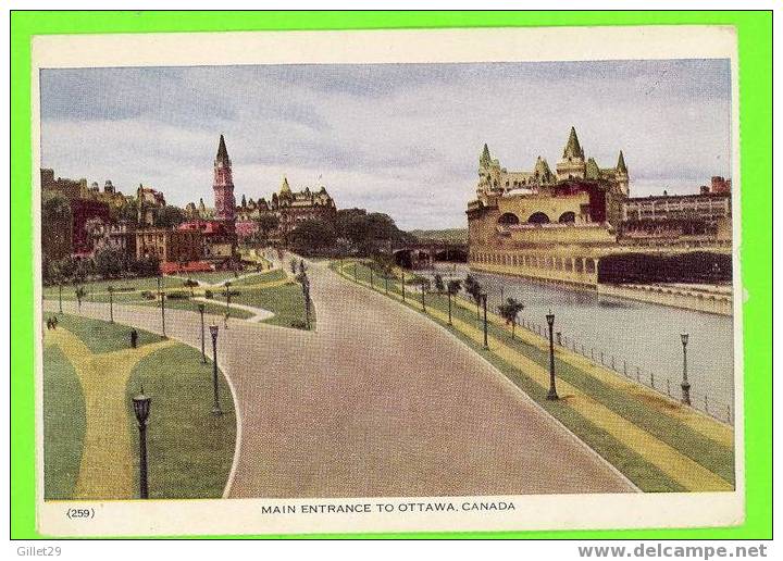 OTTAWA,ONT - MAIN ENTRANCE OF - CARD NEVER BEEN USE - FOLKARD - - Ottawa