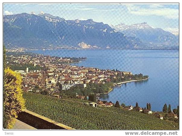 DE CHARDONNE VUE SUR VEVEY - Chardonne