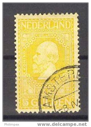 NETHERLANDS, 5 GULDEN 1913, VFU - Usati