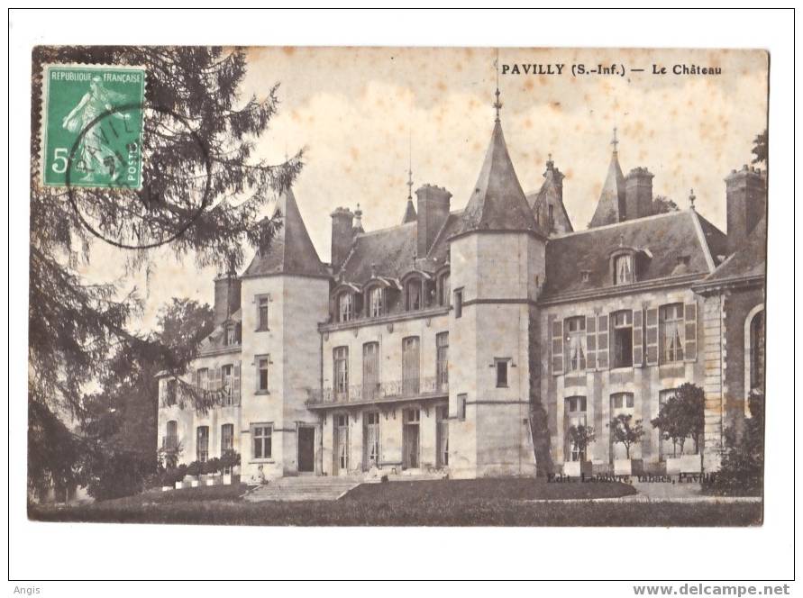 CPA----76----PAVILLY----CHATEAU - Pavilly