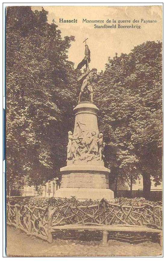 Hasselt, 6. Monument De La Guerre Des Paysans, Standbeeld Boerenkrijg, 1931 - Hasselt