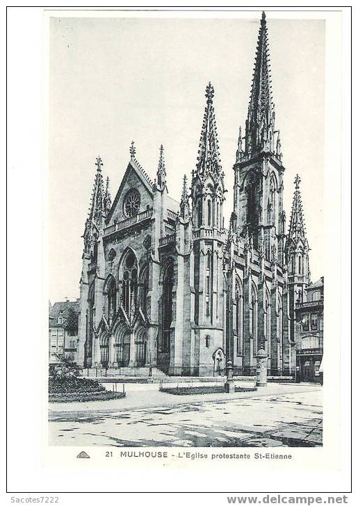 MULHOUSE  EGLISE  PROTESTANTE ST ETIENNE - Other & Unclassified
