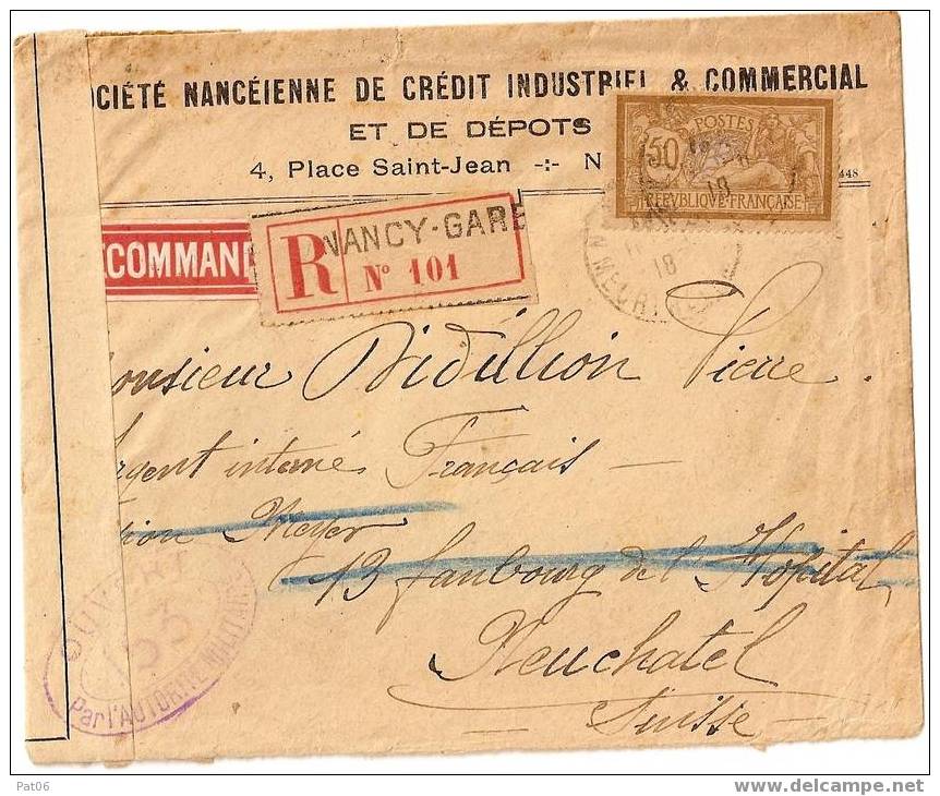 MEURTNE & MOSELLE (54) NANCY - 1900-27 Merson