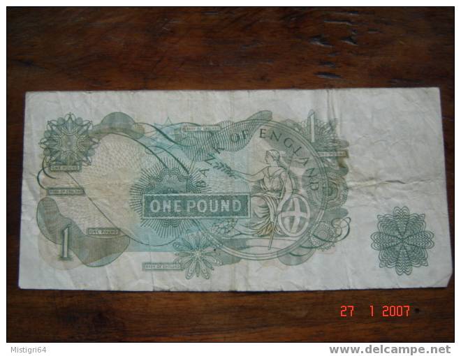 ONE POUND NON DATE (1966-1977)     N°4 - 1 Pound