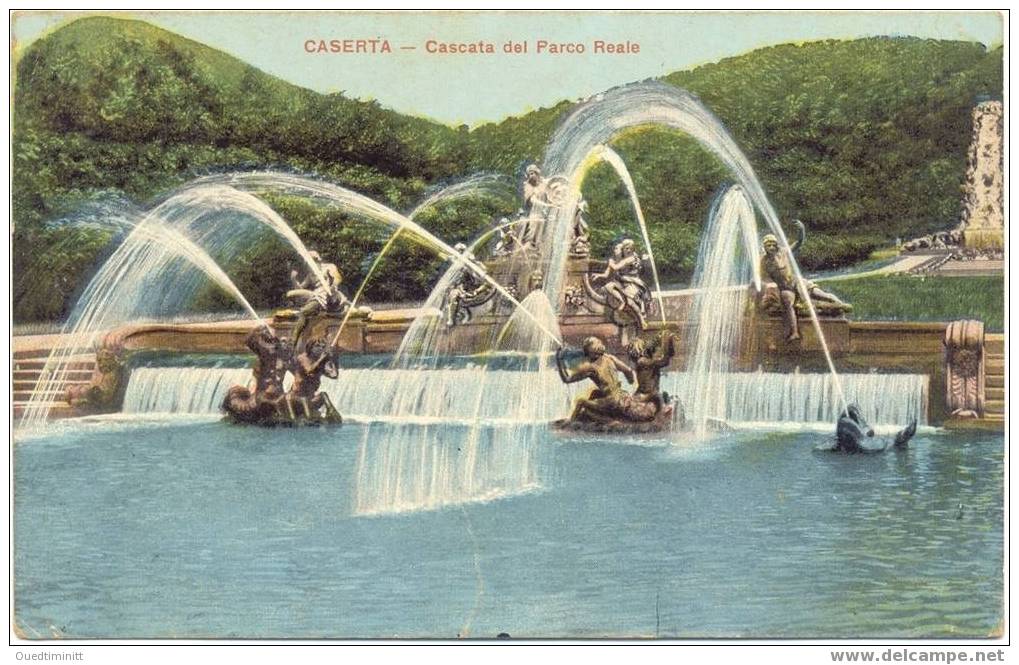 Italia.Caserta.belle Cpa.1910.Cascata Del Parco Reale. - Caserta