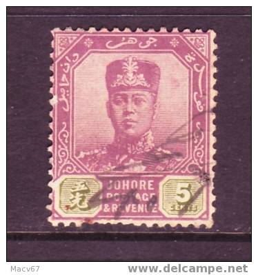 Johore 63    (o)  Single Rosette Wmk. 71 1904-08 Issue - Johore