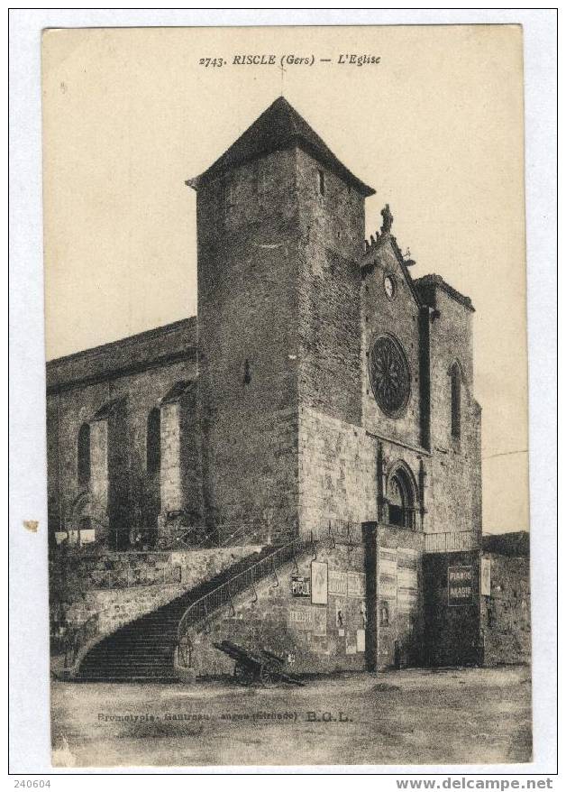 2743  --  RISCLE  --  L'Eglise - Riscle