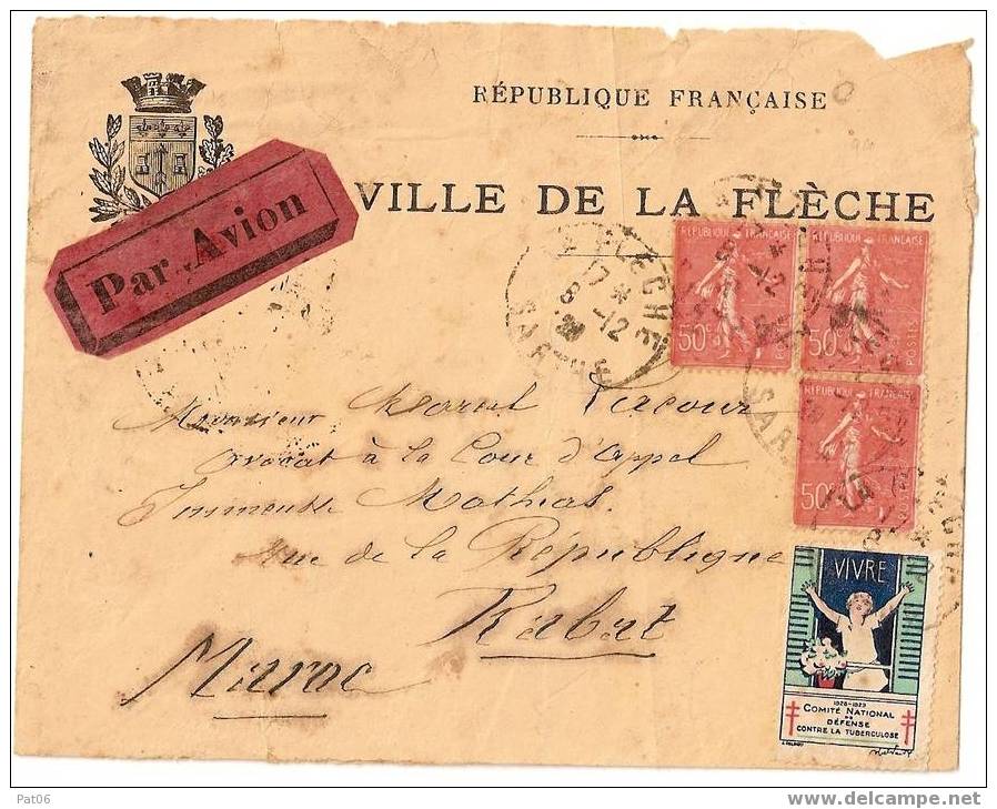 SARTHE  ( 71 ) LA FLECHE - 1927-1959 Lettres & Documents