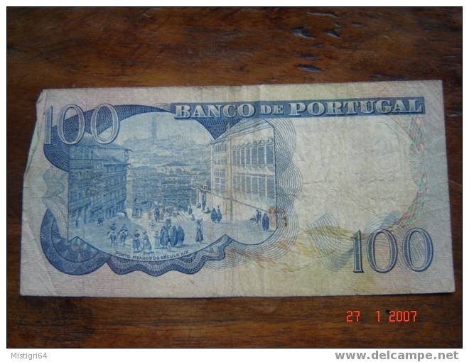 100 ESCUDOS 1965 BANCO DE PORTUGAL - Portogallo