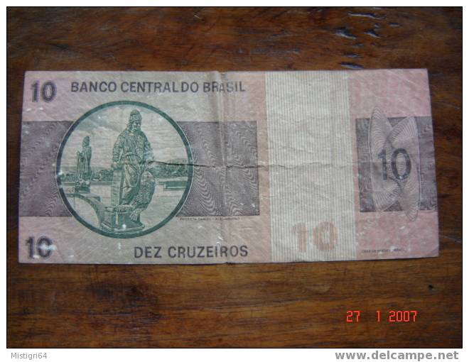 10 CRUZERO BANCO CENTRAL DO BRAZIL - Brésil