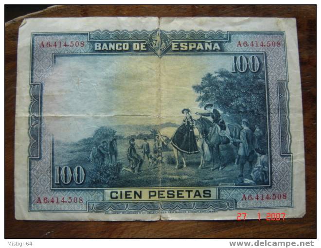 100 PESETAS 1928 EL BANCO DE ESPANA - 100 Pesetas