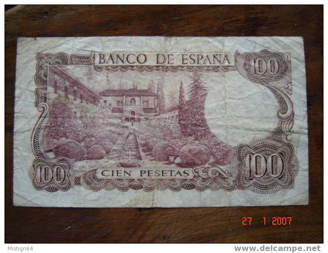 100 PESETAS 1970 EL BANCO DE ESPANA - 100 Pesetas