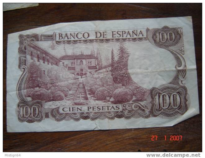 100 PESETAS 1970 EL BANCO DE ESPANA - 100 Peseten