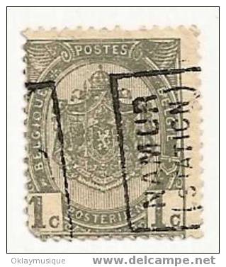 Timbre De Belgique N° 81 - Roller Precancels 1894-99