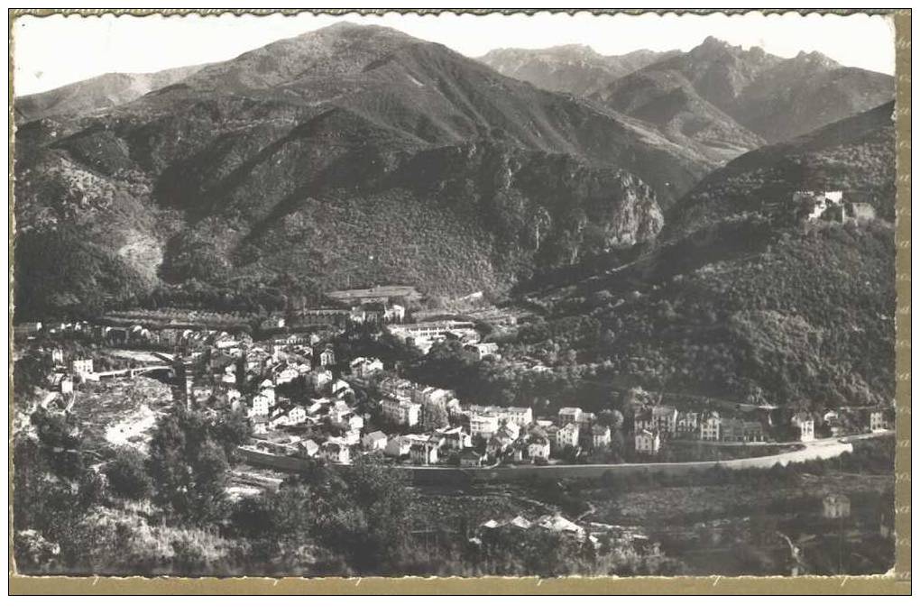 66 Pyrenees Orientales AMELIE Les BAINS 1957 VUE VILLAGE ¤ L´ HOSTE 5 Etat TTB / .VOYAGE /C5241 - Autres & Non Classés