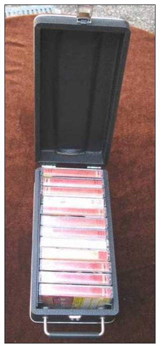 Valise-coffret De Voiture Contenant Cassette Audio Musique Sexy En Allemand - Cassettes Audio