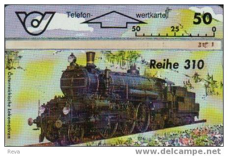 AUSTRIA 50 U  OLD TRAIN  REIHE 310  L & G CODE: 309C   SPECIAL PRICE !! - Autriche