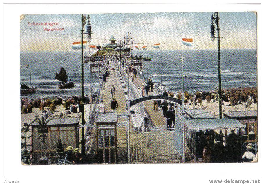 SCHEVENINGEN Wandelhoofd  Gelopen 1918 Uitg.weenenk - Scheveningen