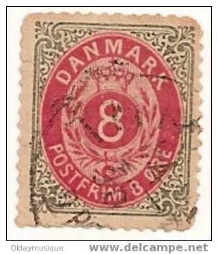 Timbre Du Danemark N° 24 - Used Stamps