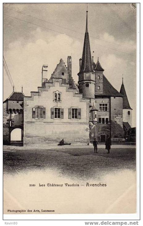 SUISSE Les Châteaux Vaudois AVENCHES Cpa Animée - Avenches