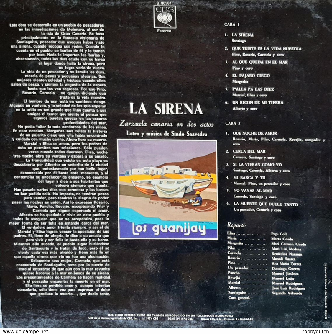 * LP * LOS GUANIJAY - LA SIRENA ( 1974 Ex-!!!) - Musicals
