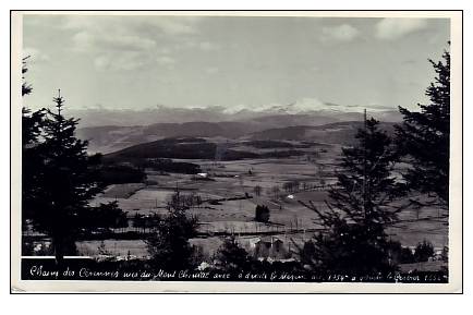 Chaines Des Cevennes  Vue Du  Mont Chiniac  Le Mezenc Et Le Gerbier - Saint Agrève