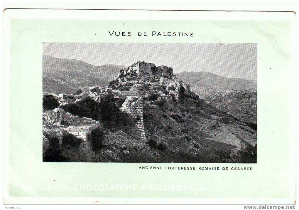 SUPERBE CPA...DE...PALESTINE...ANCIENNE FORTERESSE ROMAINE DE CESAREE... - Palestine