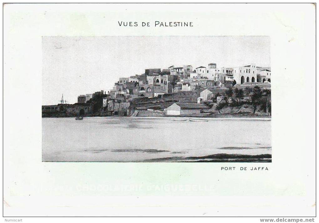 SUPERBE CPA...DE...PALESTINE...LE PORT DE JAFFA... - Palestine